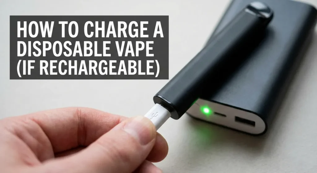 Jak naładować e-papieros jednorazowy